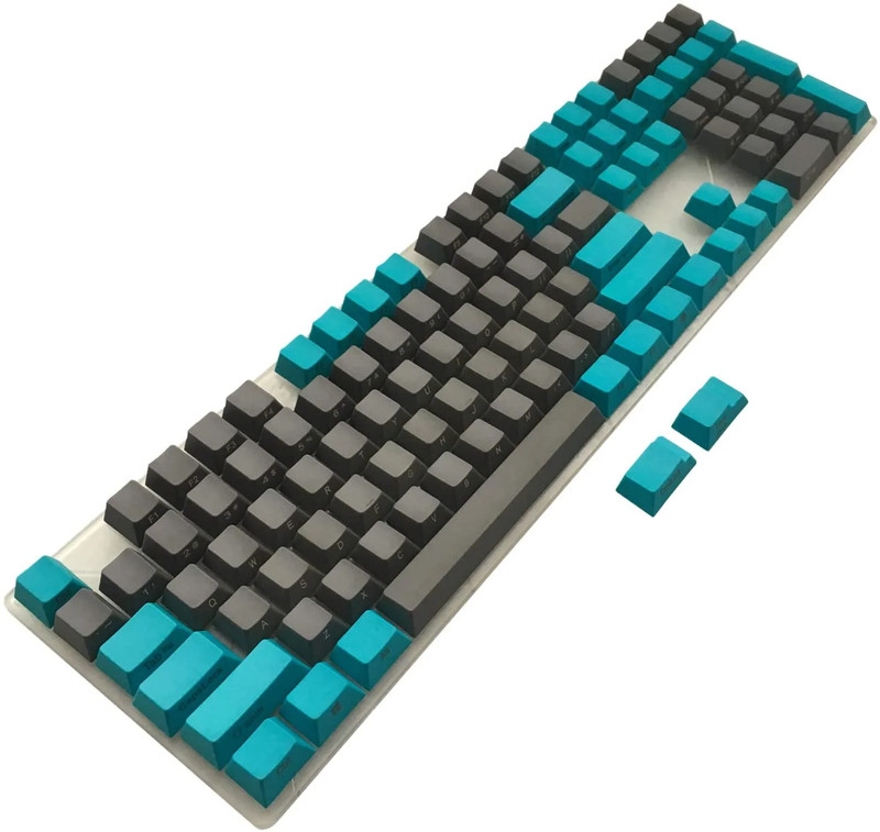 Happy Balls PBT Side/Front Print Cherry MX Key Cap - Blue Gray Combo - أكسسوار لوحة مفاتيح